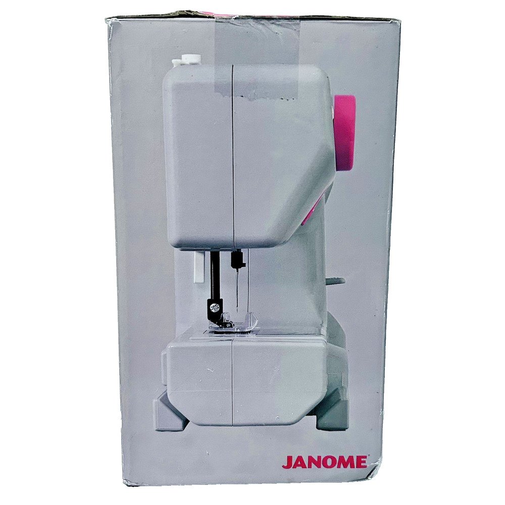Janome New Home Derby Graceful Gray Sewing Basic Machine Compact Portable NEW