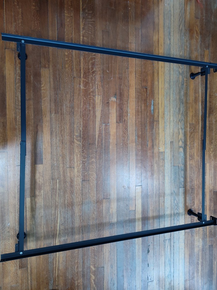 Twin / Full Metal Bed Frame With Glides