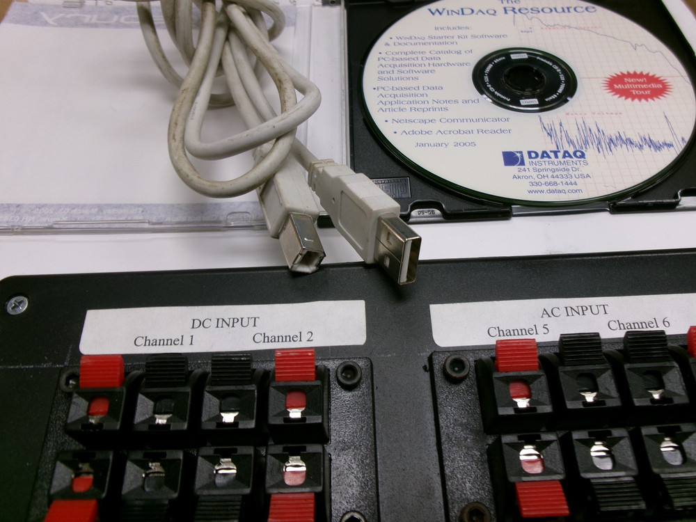 DATAQ INSTRUMENTS DATA ACQUISITION UNIT 8 CHANNEL - USER INTERFACE #440B