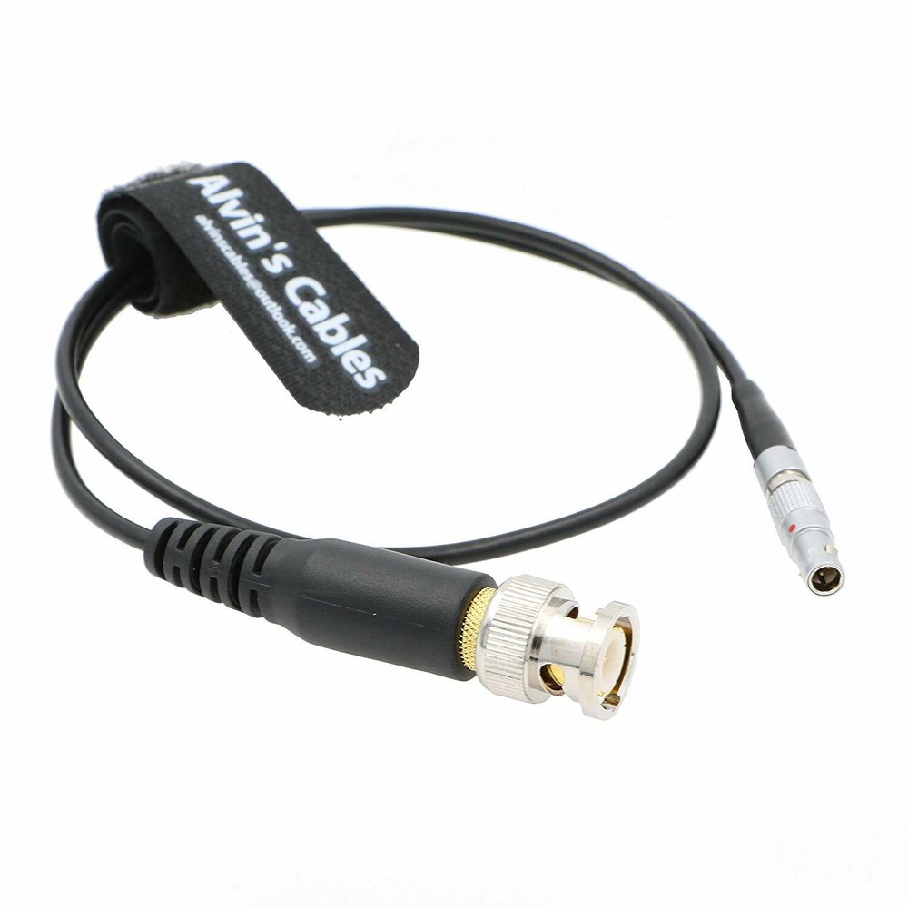 Time Code Input Cable for Red Scarlet Epic Camera 4 Pin Male to BNC Plug