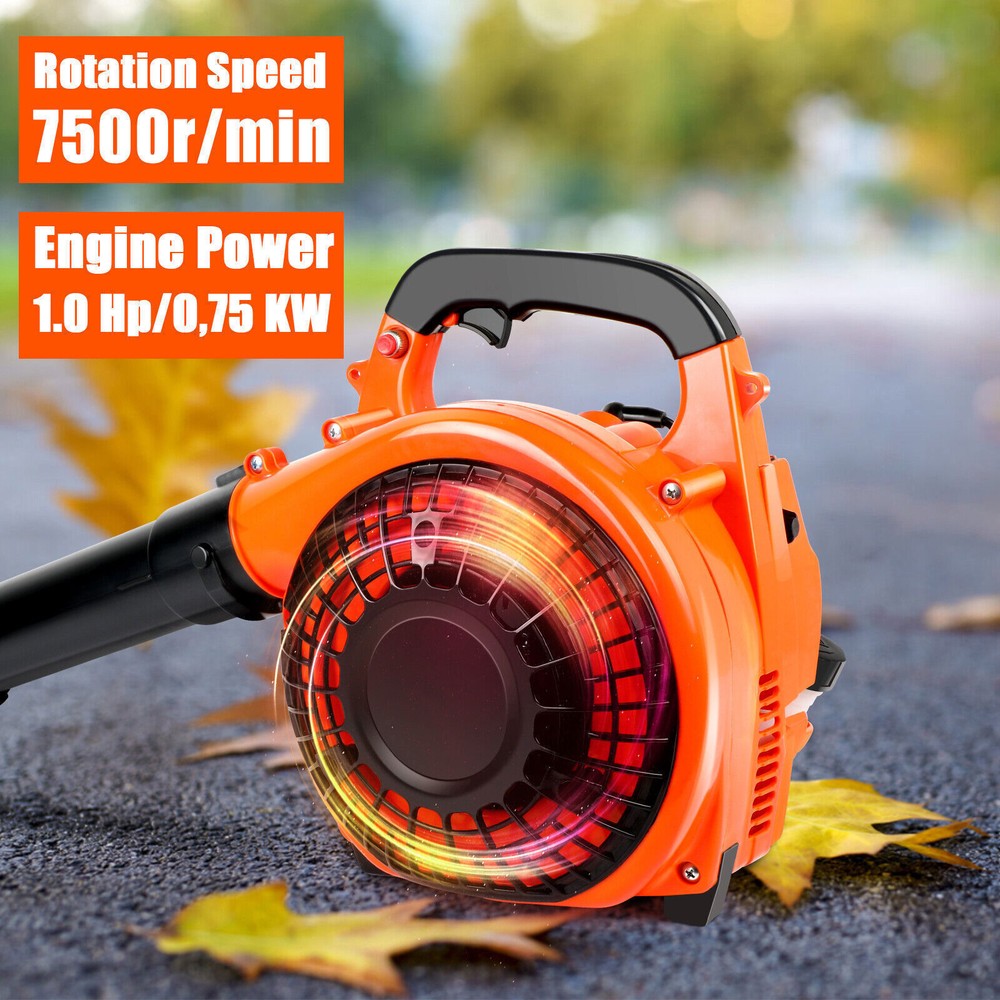 🔥26CC Handheld Leaf Blower Powerful 2-Stroke Air Cooled Engine Heavy Duty Grass