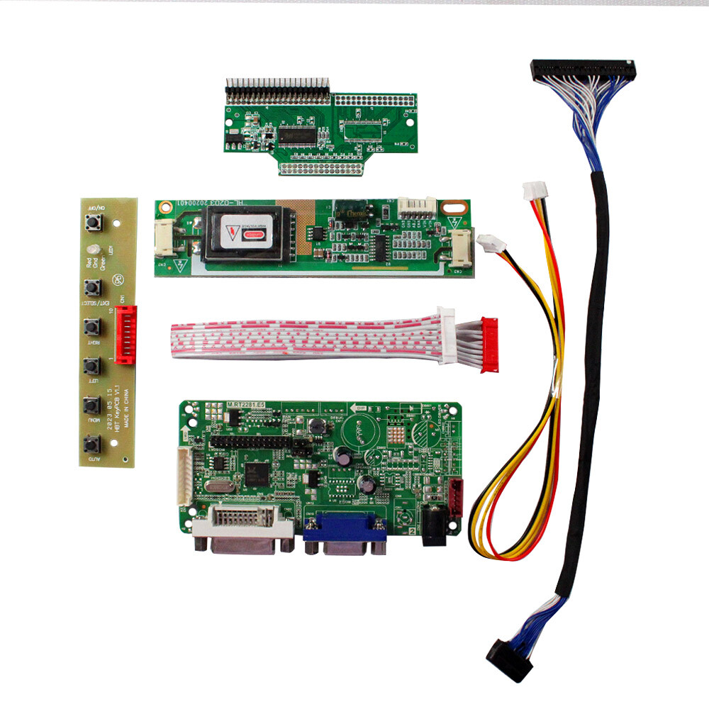 DVI VGA LCD Controller Board For 10.4inch 640x480 AA104VB04 LCD Screen