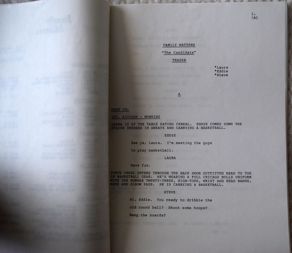 "Family Matters" Original Script