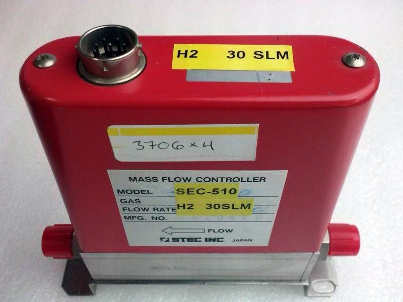 Horiba Stec SEC-510, MFC, Mass Flow Controller, H2, 30 SLM, Used