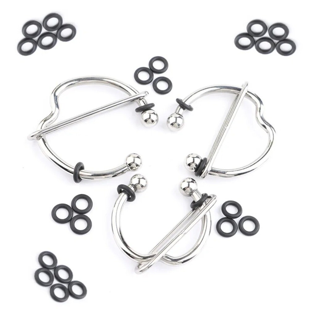 Stainless Steel Penis Stretcher Balls Enhancer Delay Ejaculation Training Ring