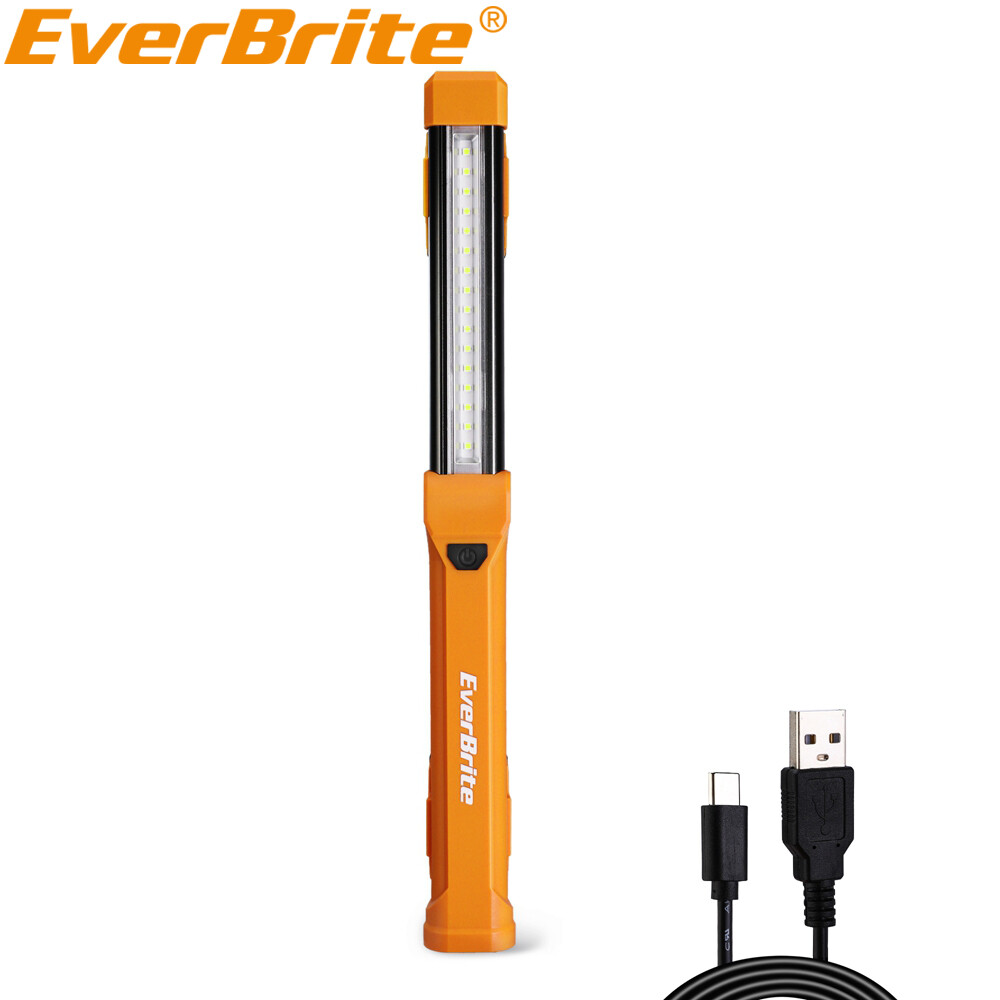 EverBrite 1000LM LED Work Light 4 Modes Rechargeable Work Light w/USB C Cable US