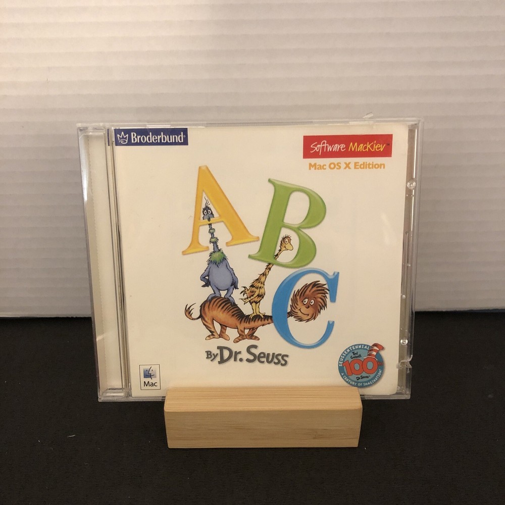 Dr. Seuss's ABC Mac OSX CD-ROM 2004 RARE VG