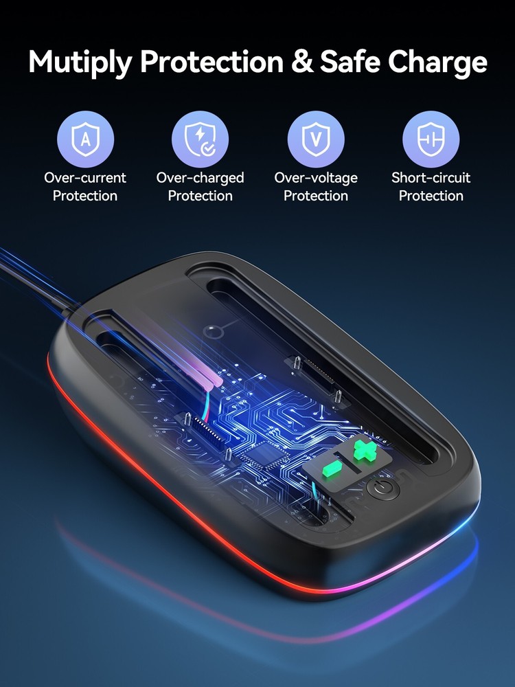 Controller Charging Dock for Nintendo Switch 2 Joy Con Fast Charger Station
