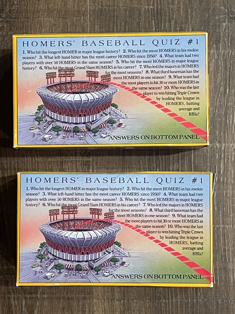 Homer's Cookies - 2 Boxes; one unopened ; SUPERB Condition