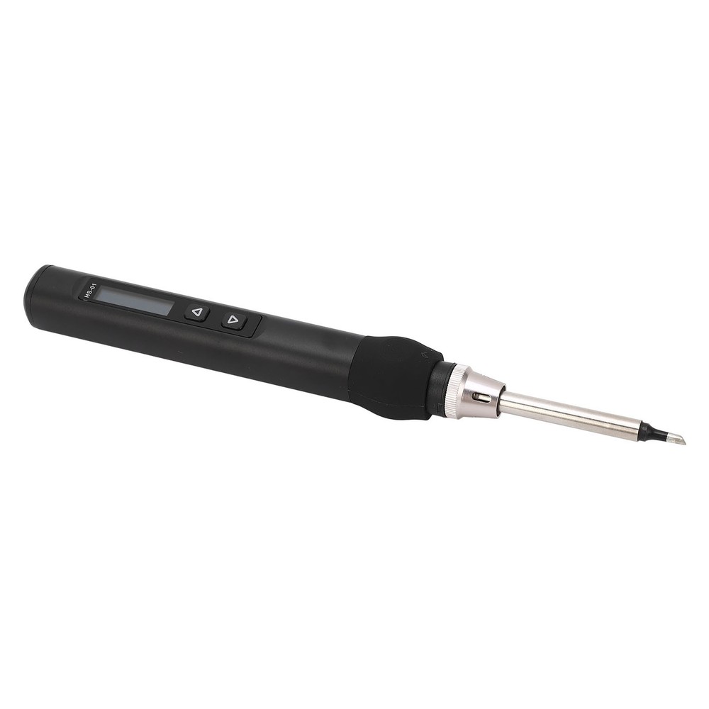 (Black)Electric Soldering Iron Digital Temperature Adjustable Fast Heating New