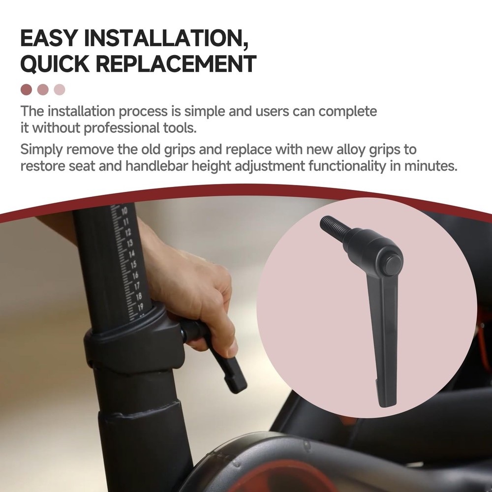 For Peloton Seat and Handlebar Height Adjustment Handle Replacement Compatible E