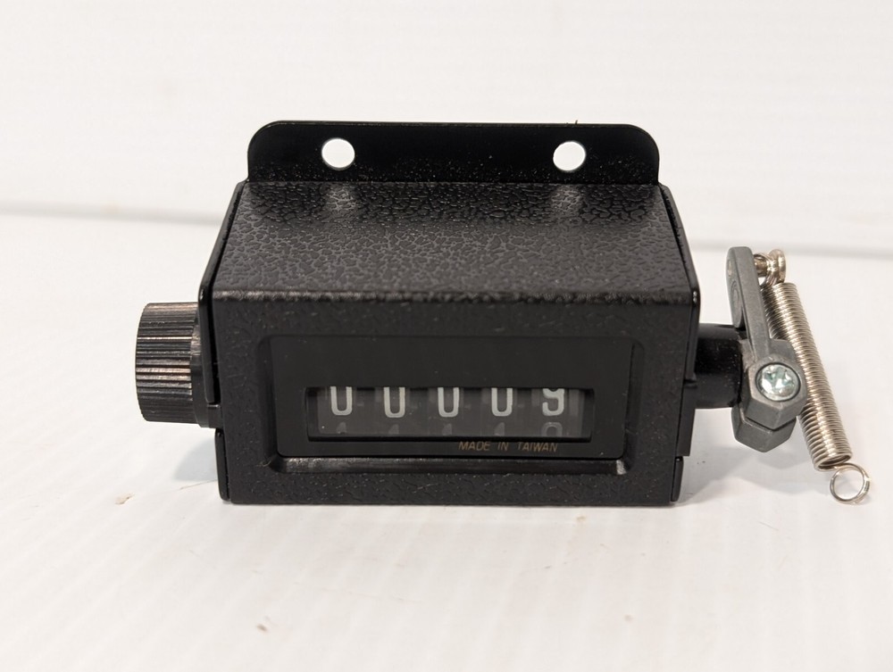 5 Digit Mechanical Display Stroke Counter w\ Manual Reset