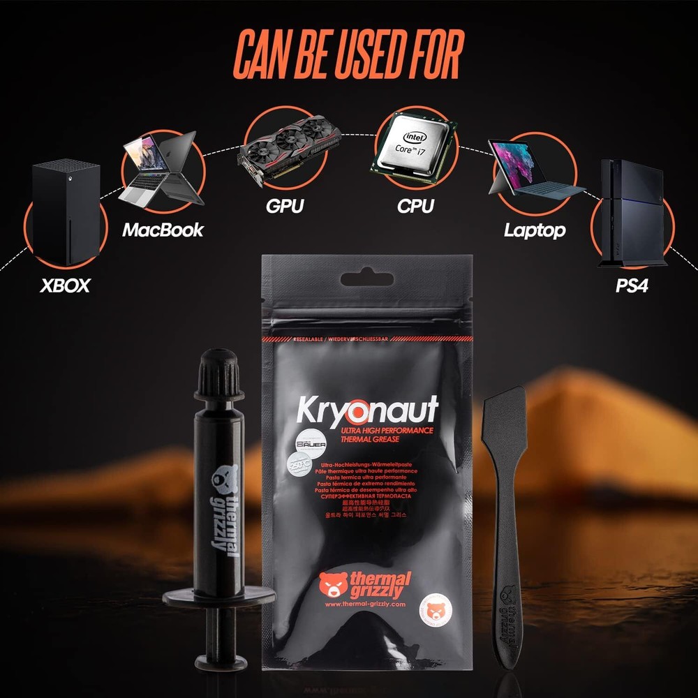 Thermal Grizzly Kryonaut theHigh Performance Thermal Paste Cooling All Processor