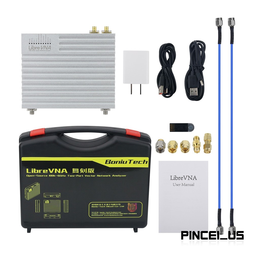 LibreVNA (Cloned Version) 100kHz-6GHz 2-ort Vector Network Analyzer SMA Conn