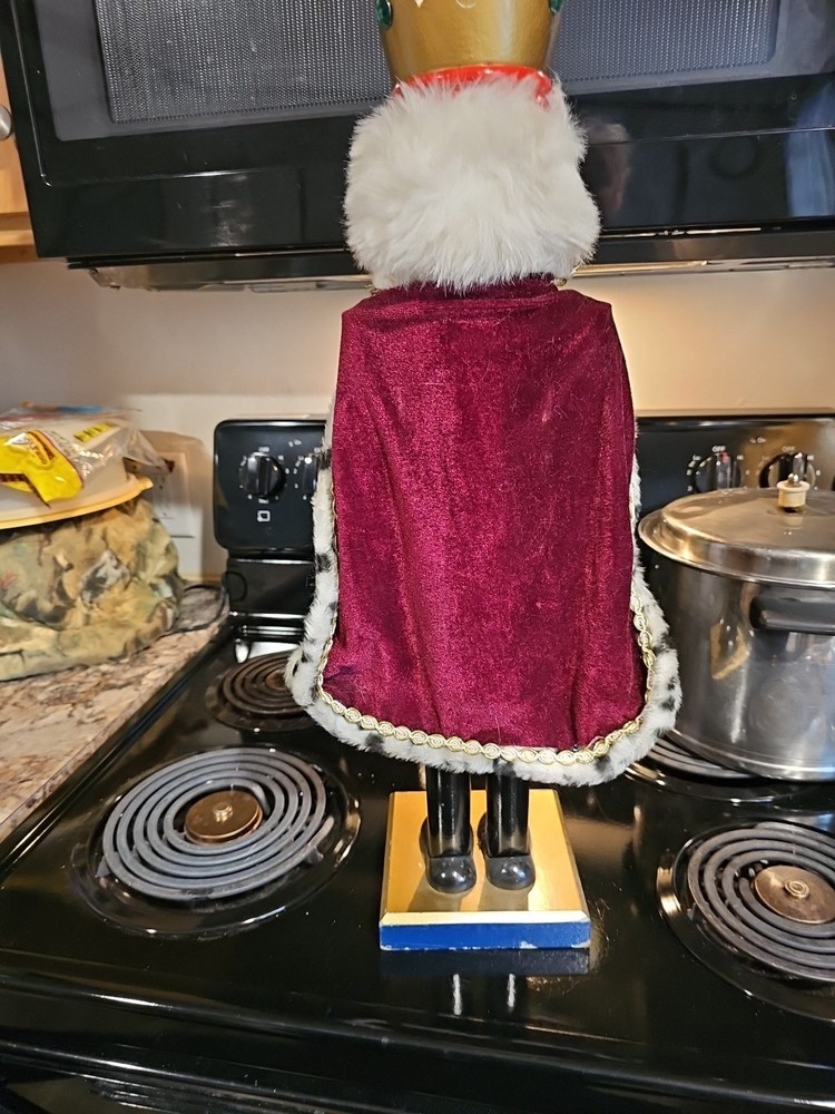 24 inch tall nutcracker With Cape.