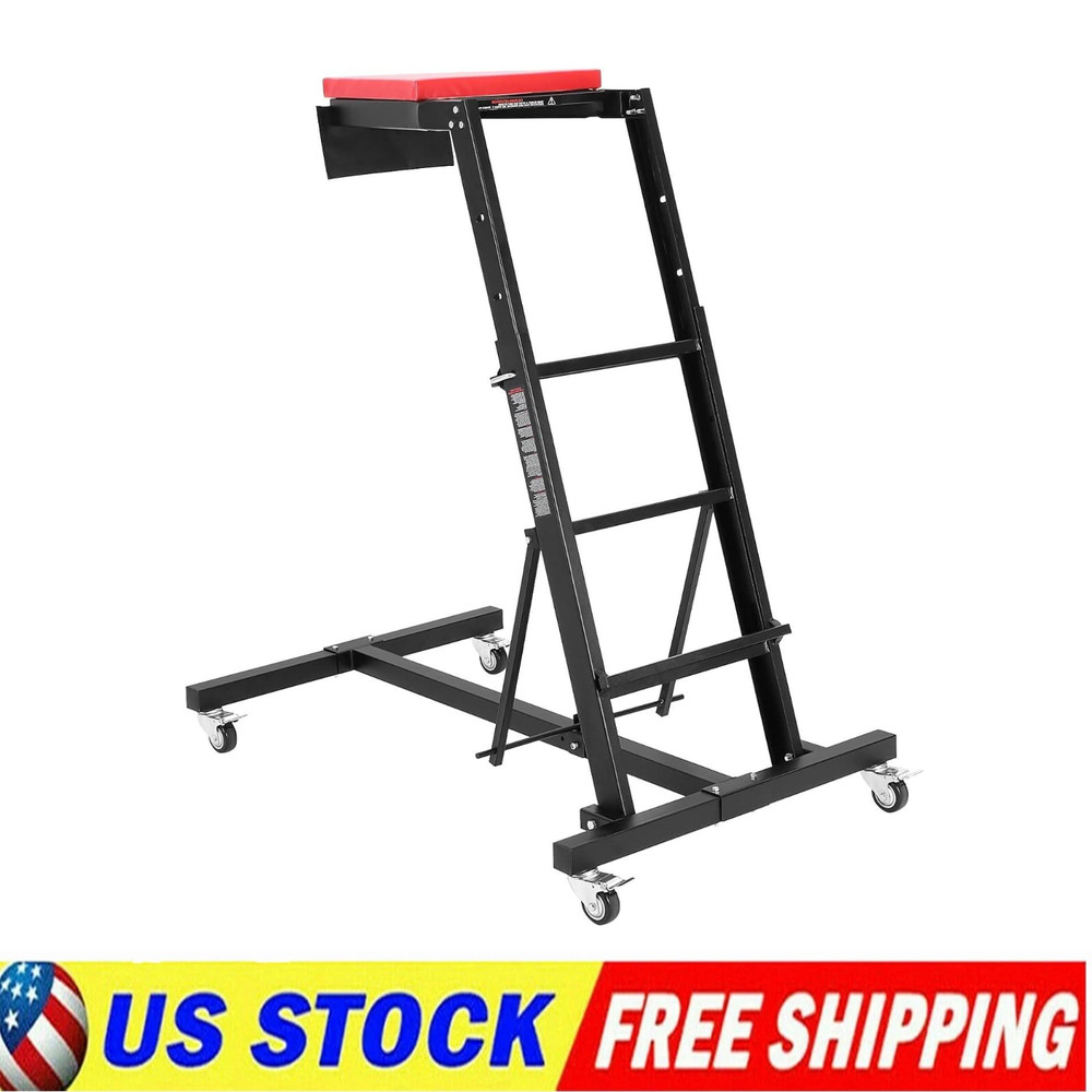400LBS Automotive Topside Creeper Adjustable 45-65"Foldable Engine Creeper, Auto
