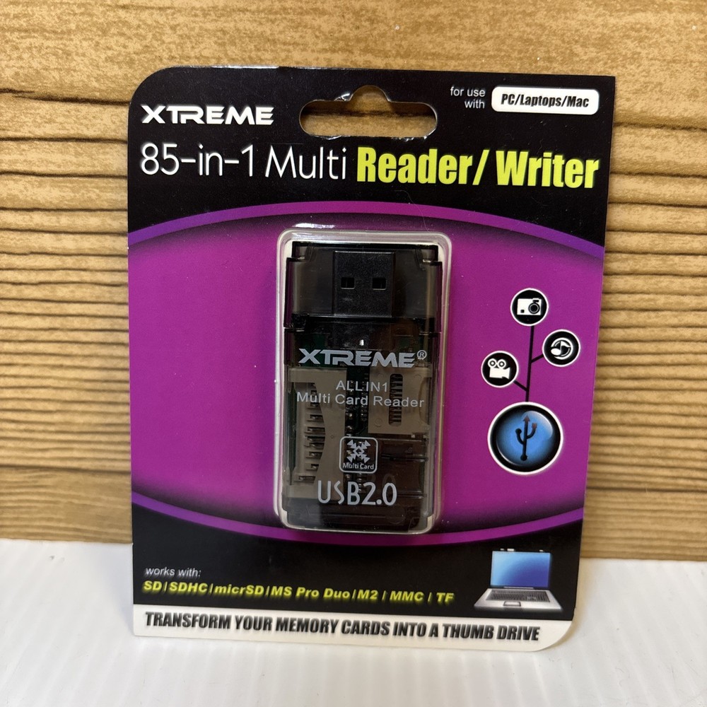 Xtreme 85-in-1 Multi Card Reader/ Writer - NEW