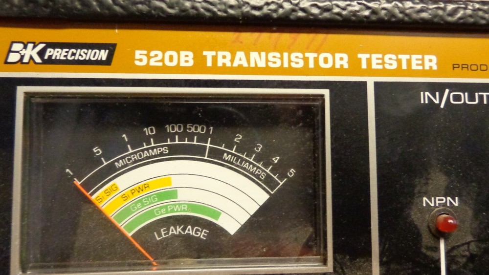 Vintage BK Precision 520B Transistor Tester