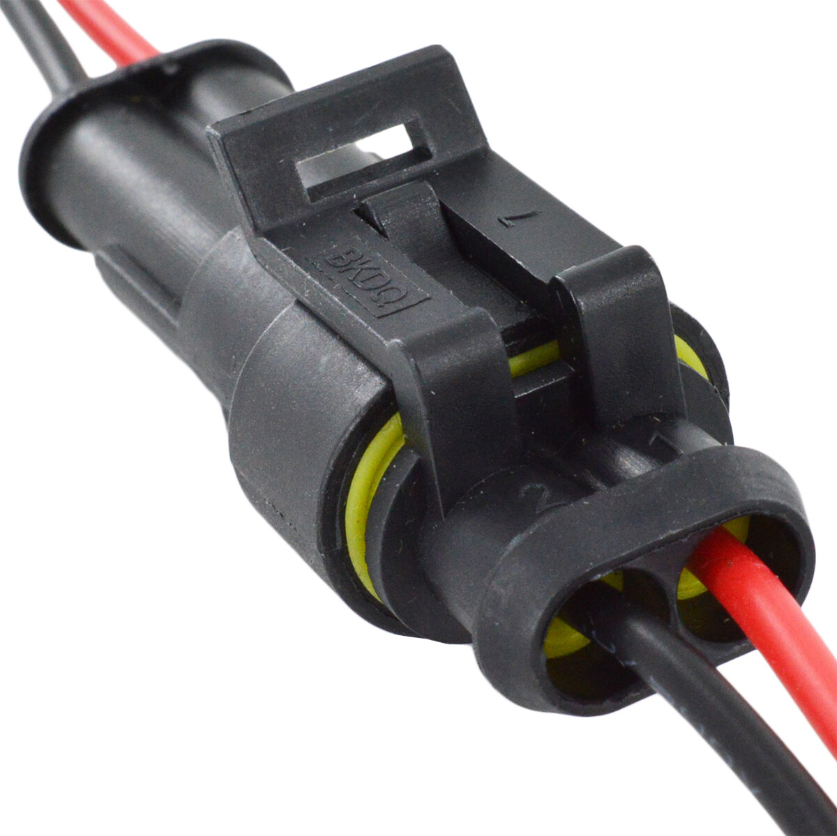 20PCS 2Pin Way Car Waterproof Male Female Electrical Connector Plug Wire Kit Set