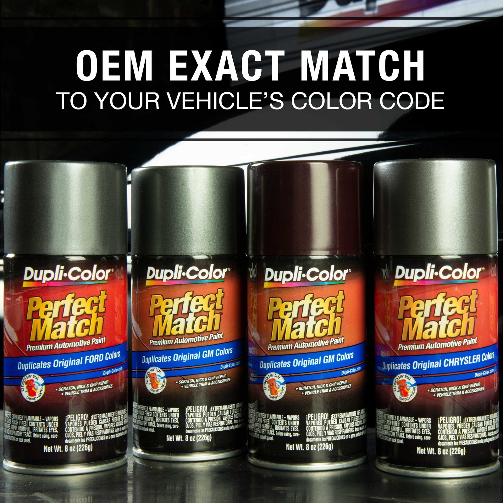 Dupli-Color EBFM03607 Perfect Match Automotive Spray Paint – Ford Dark Shadow...