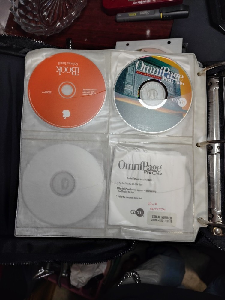 Vintage Apple Macintosh And Microsoft Large CD-Rom Software 90 Discs Lot