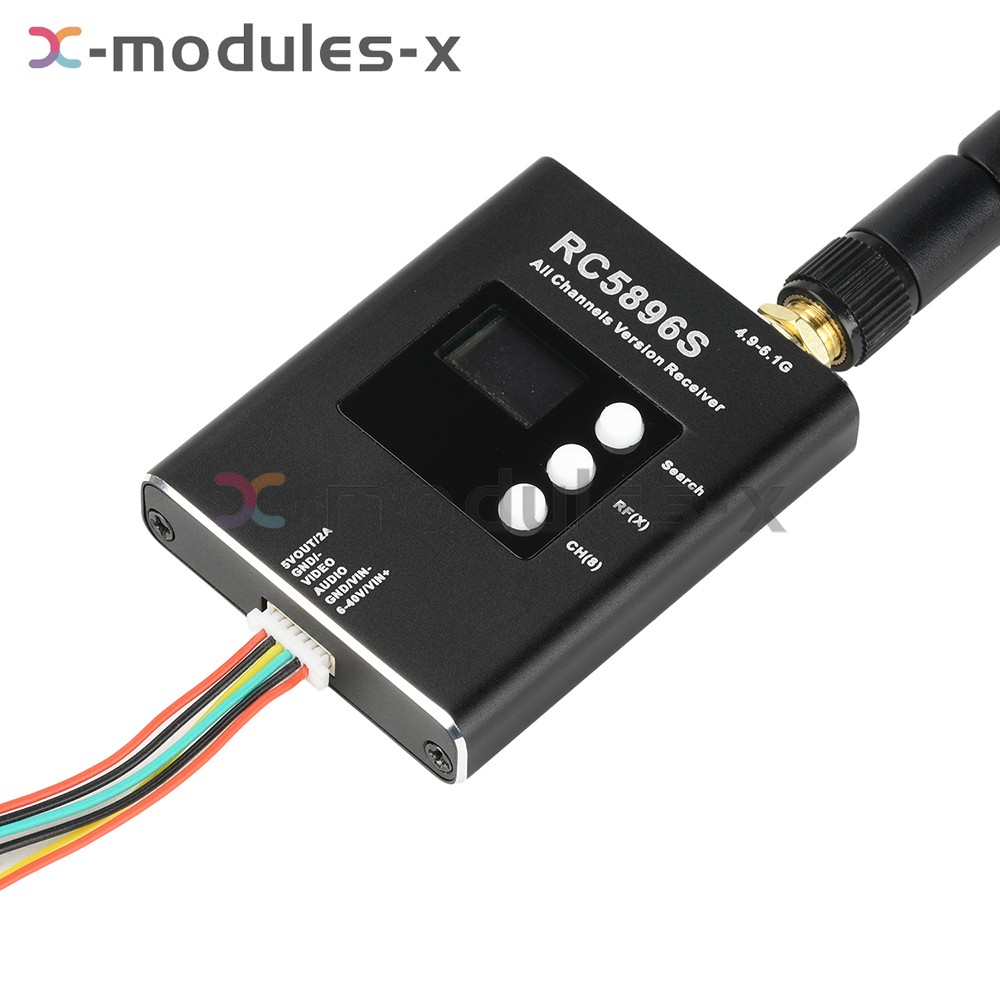 DC6-40V RC5896S Receiver 5.8GHz Video Receiver Transmitter With Antenna