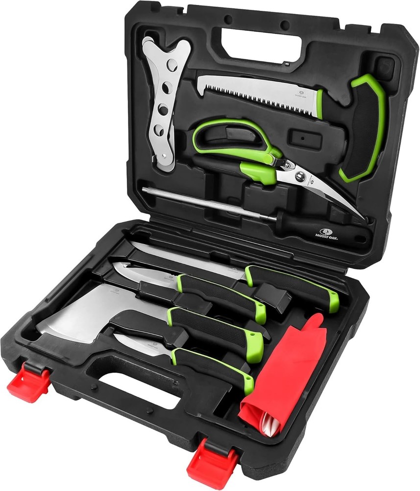 Portable Game Processing Set - 10-Piece Essential Tools for Hunting Adventures