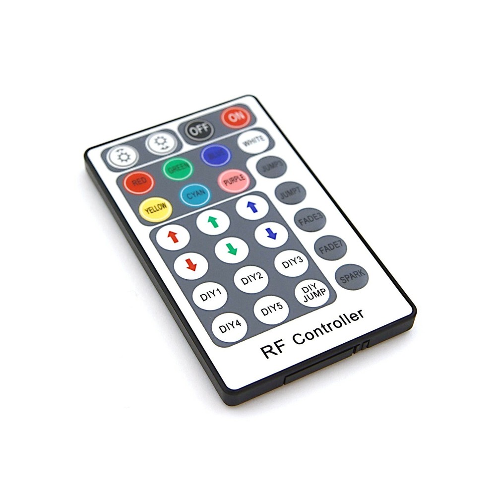 RF Wireless LED Controller RGB Light Halo Headlight Flat 4-Pin Splitter Remote