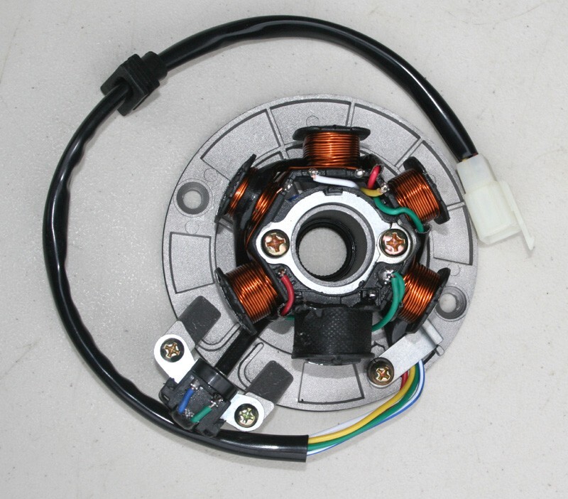 Magneto Stator W/ Light For 125cc 140cc Apollo Dirt Pit Bike