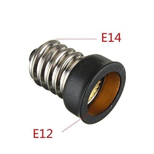 E14 to E12 European Base to Candelabra base Socket Adapter Converter