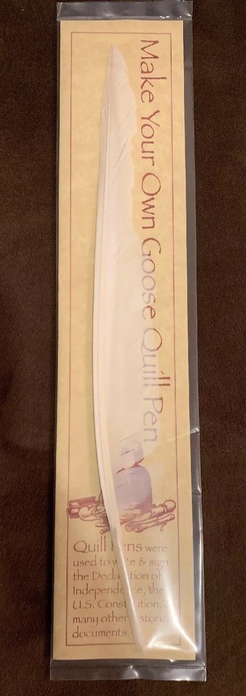 Make your Own Goose Quill Pen