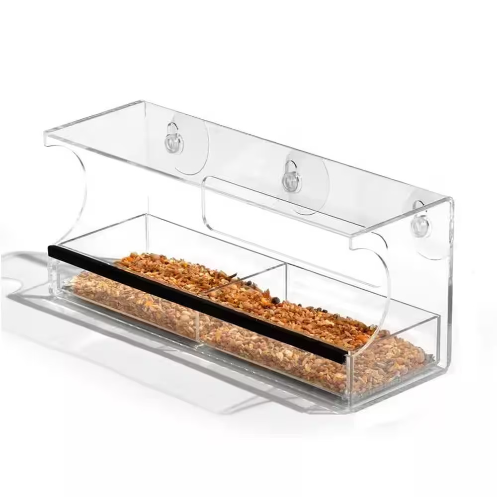 13 In. Deluxe Window Bird Feeder (1-Pack)