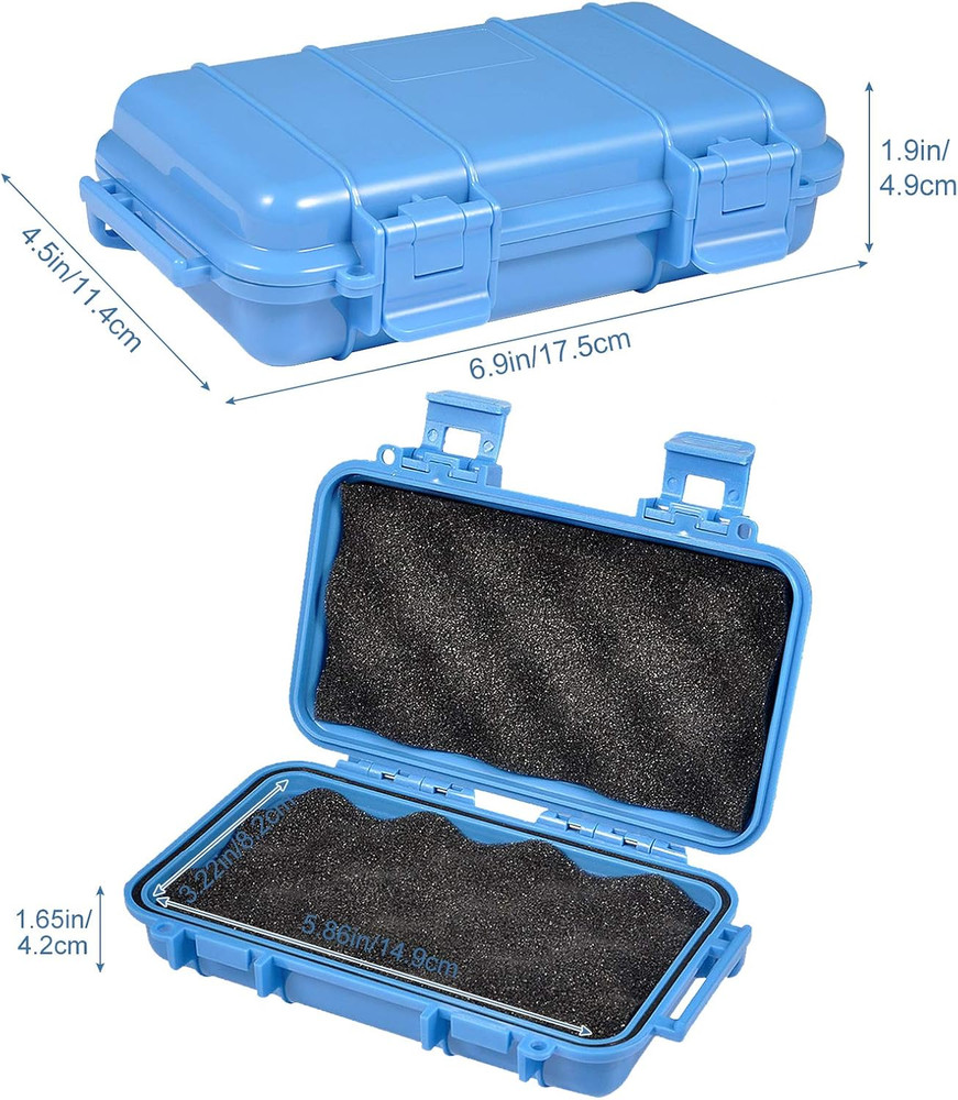 Waterproof Shockproof Box, Plastic Protective Hard Case, Outdoor Survival Box Ha