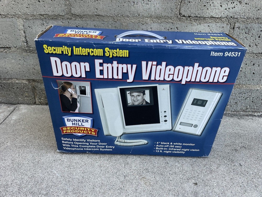 Bunker Hill Door Entry Videophone Security Intercom System Item 94531 NEW