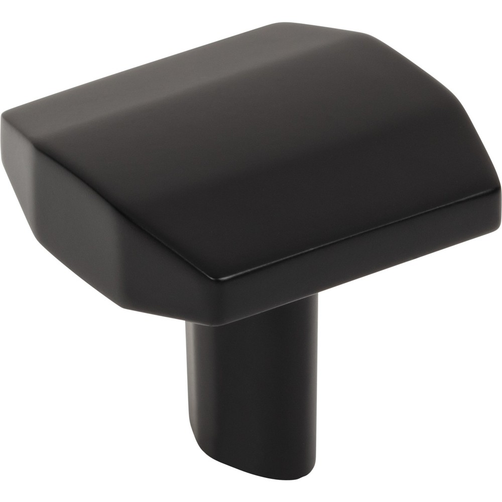 Elements 641MB William 1-1/4" Length Square Knob Matte Black