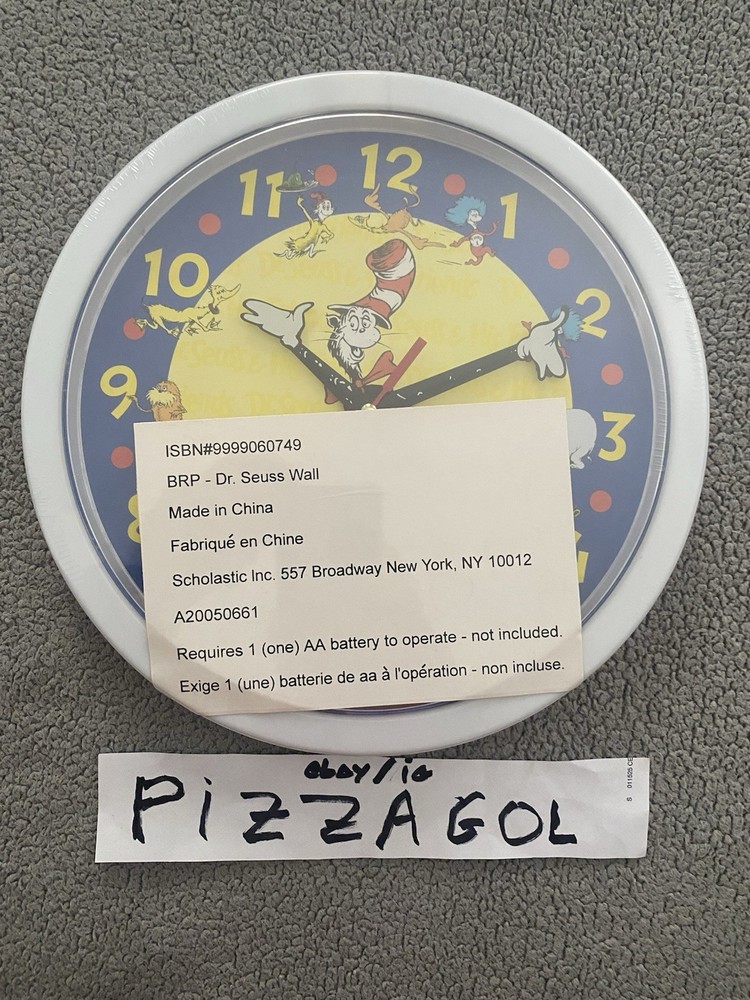 DR SEUSS GRINCH 2006 WALL CLOCK