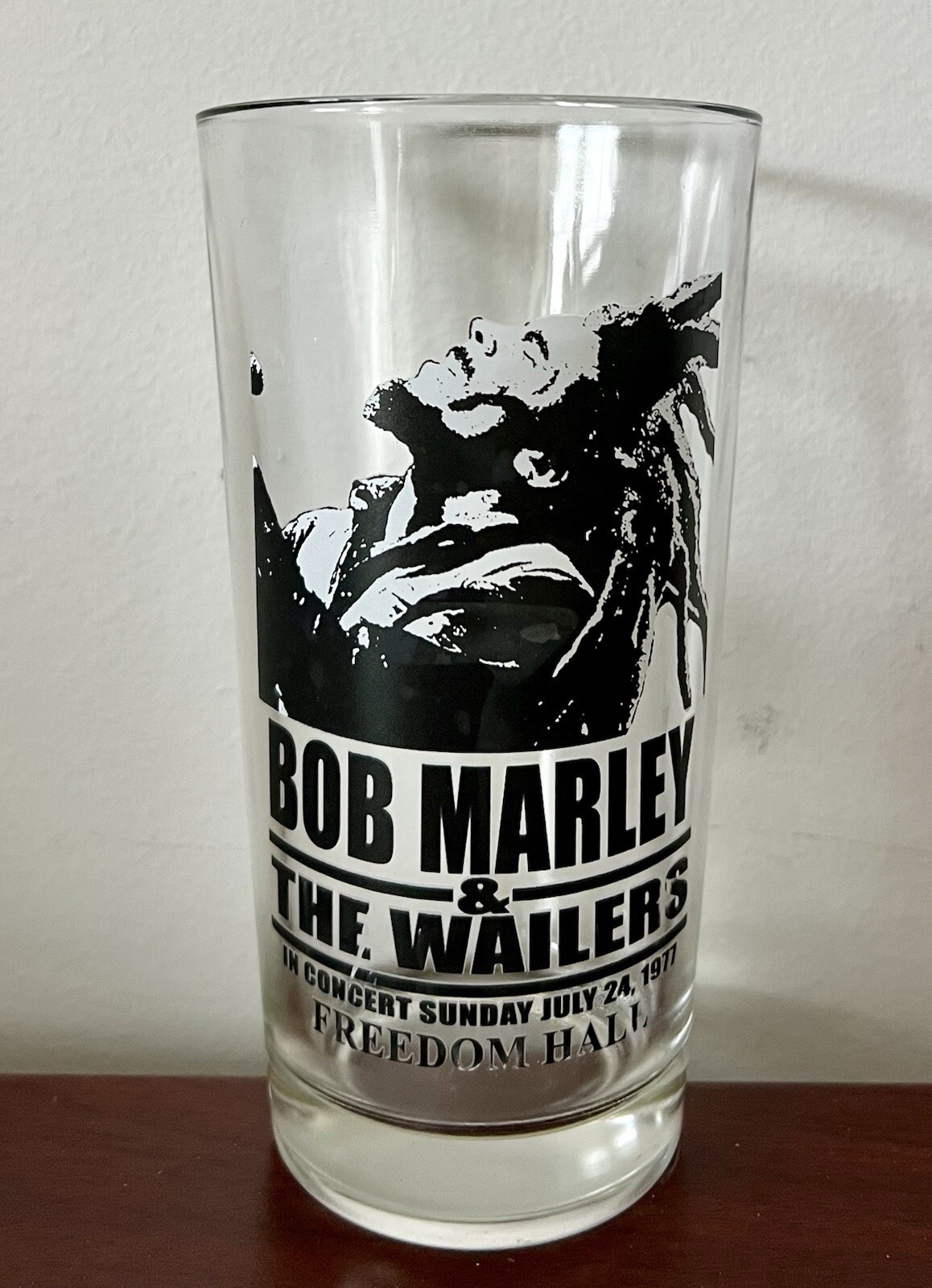 Vintage Bob Marley & the Wailers Concert Sunday July 24, 1977 Freedom Hall Glass