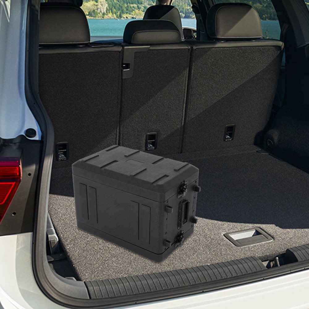 6u Rack Case Dust-proof With Microphone Storage Equalizers Amplifiers Speaker