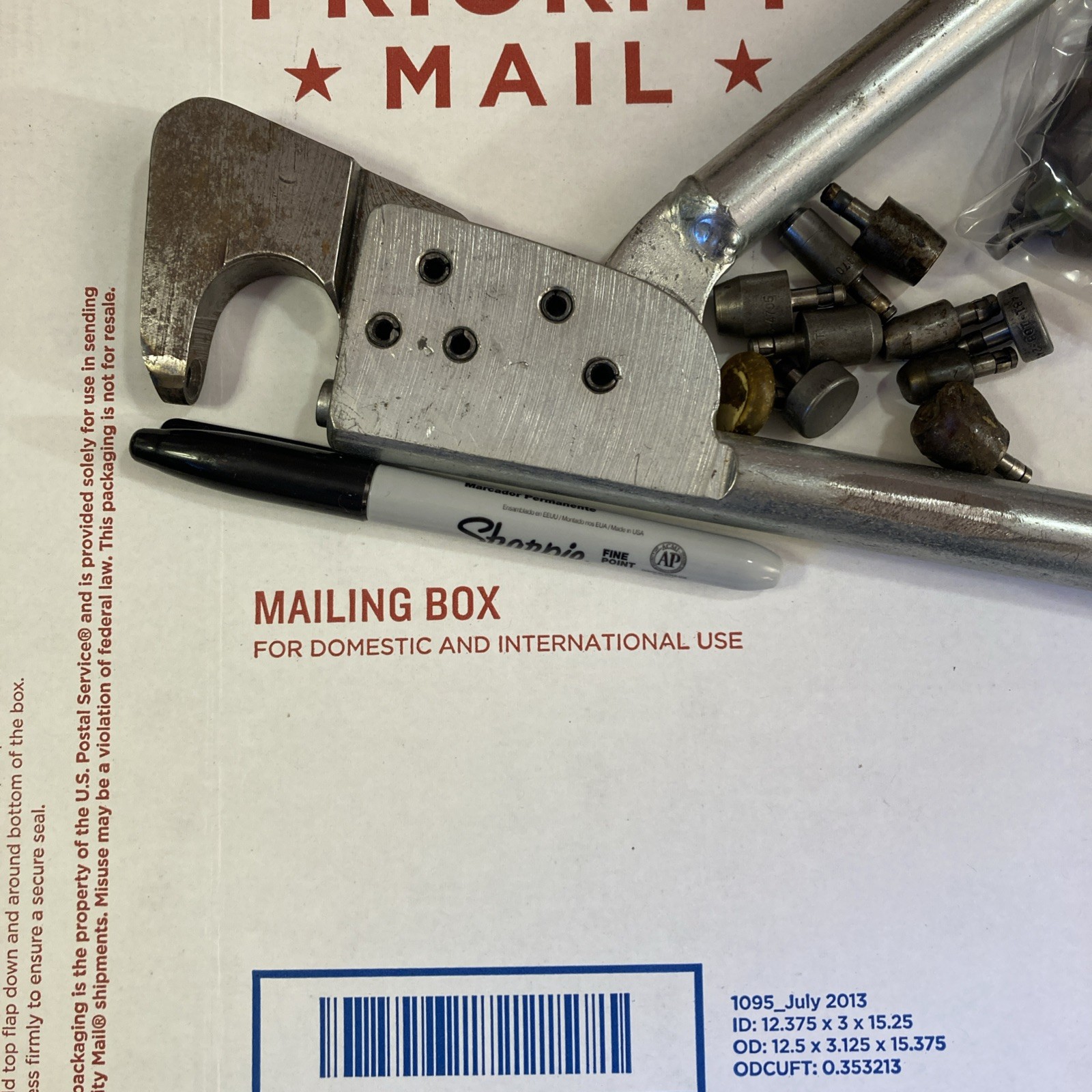 Belly Tank Race Car Hand Rivet Squeezer W/Die 3/16 Shank Aircraft Aviation Tool