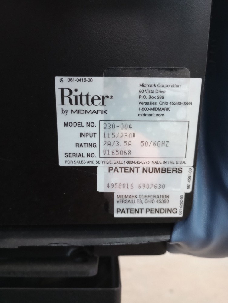 Ritter By Midmark 75e/230-004