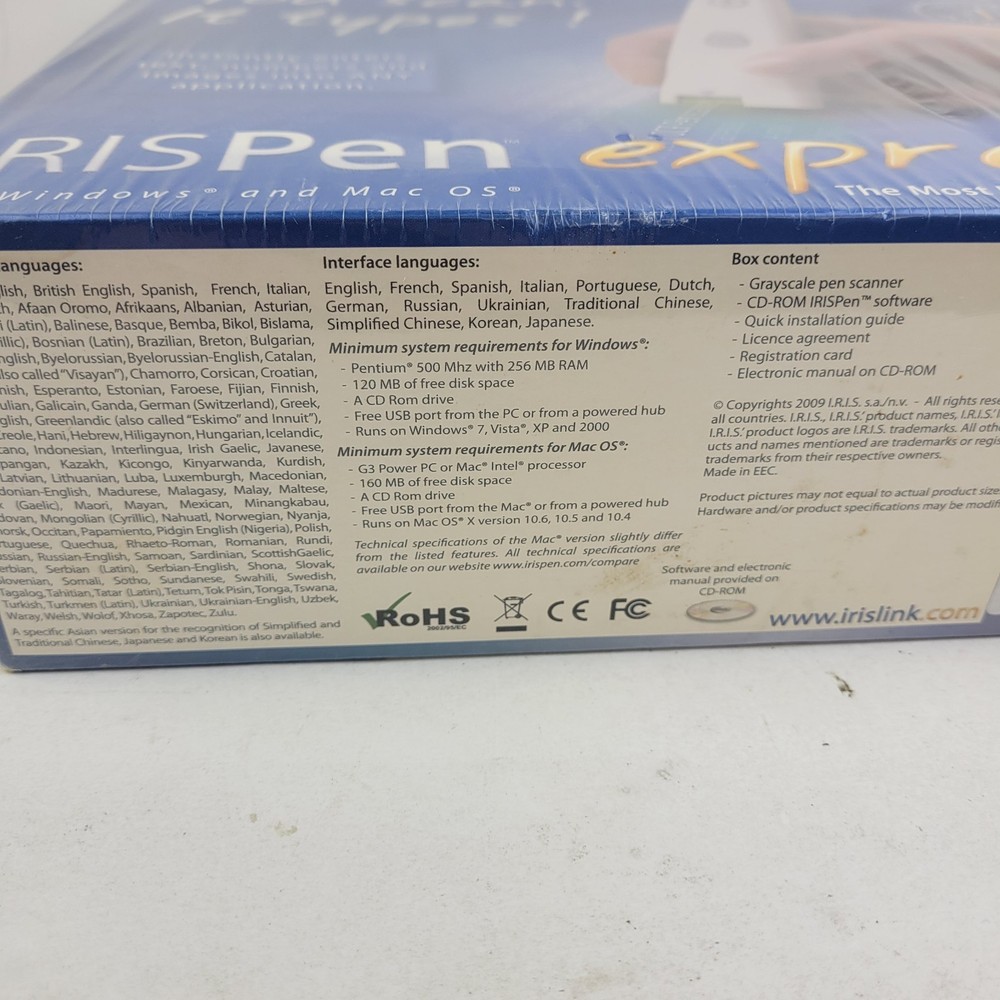 IRISPen Express 6 Electronic Pen Highlighter Scanner For Windows and Mac