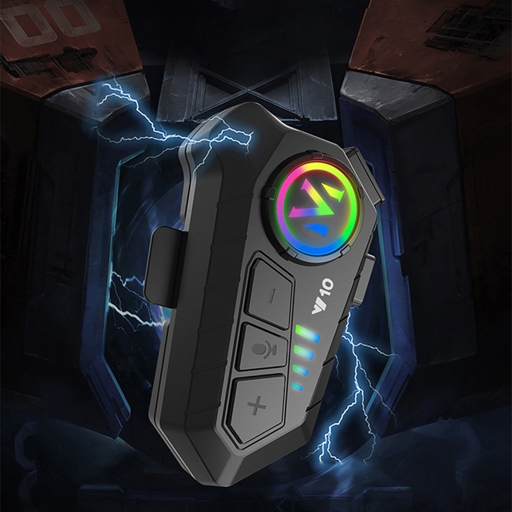 Waterproof Bluetooth 5.3 Bilateral Stereo Wireless Motorcycle Helmet Headset