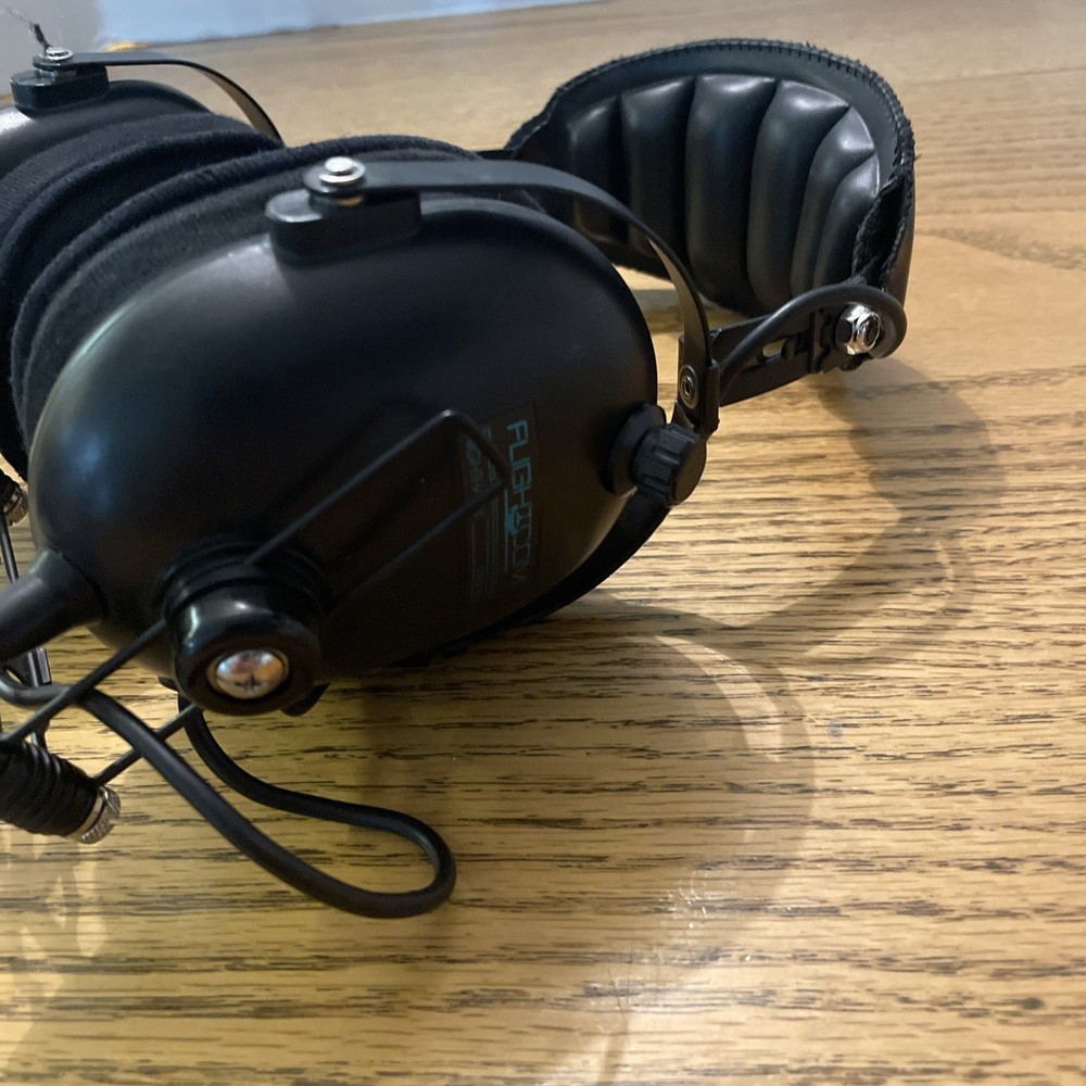 Flightcom Classic Aviation Headset Black | Model 4DLX