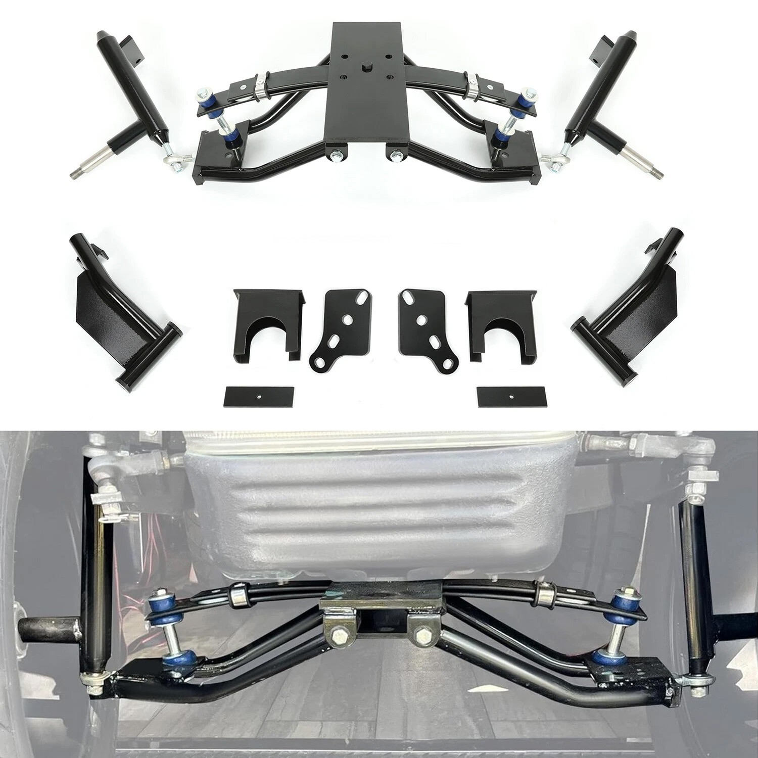 Golf Cart 6" Double A-Arm Lift Kit For Club Car Precedent/Tempo Elec Gas 2004+