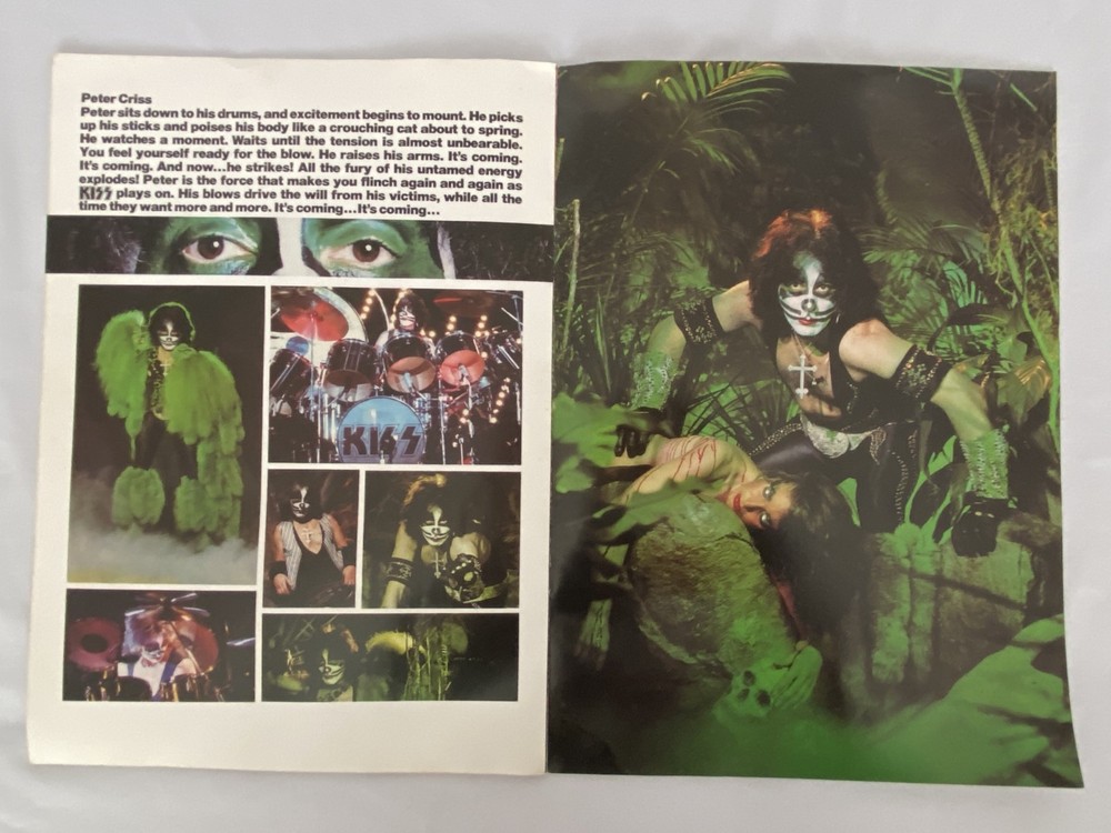 Vtg 1979 KISS Tour Program Dynasty Era Concert Book Aucoin Casablanca Rock Band