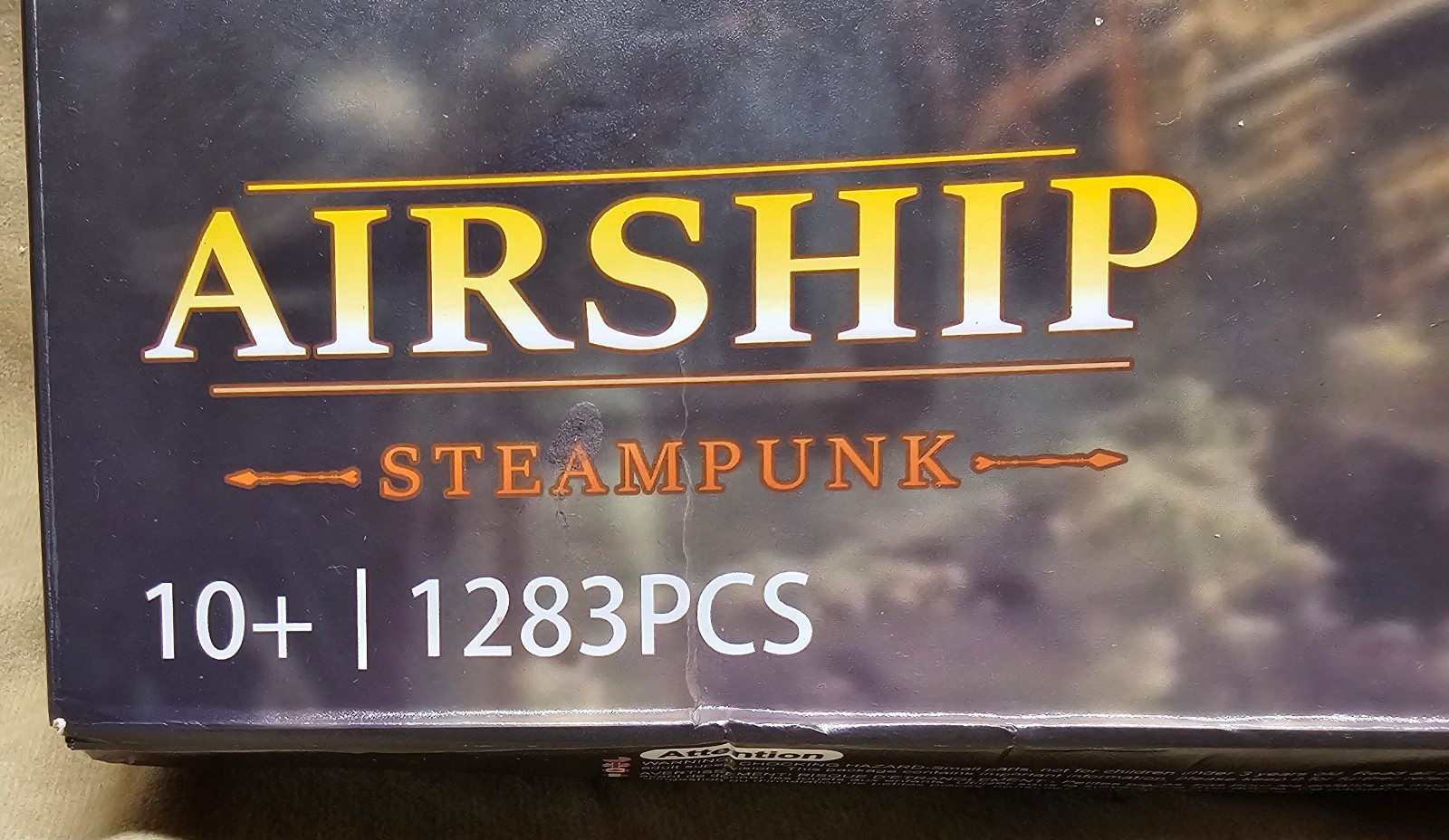 STEAMPUNK AIRSHIP SEALED 1283 PCS AOHU YEGG NEW UNOPENED BOX