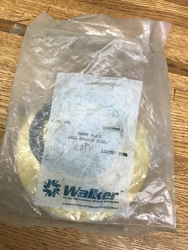 WALKER Wiremold 896 Cover plate Less Abandon Plug