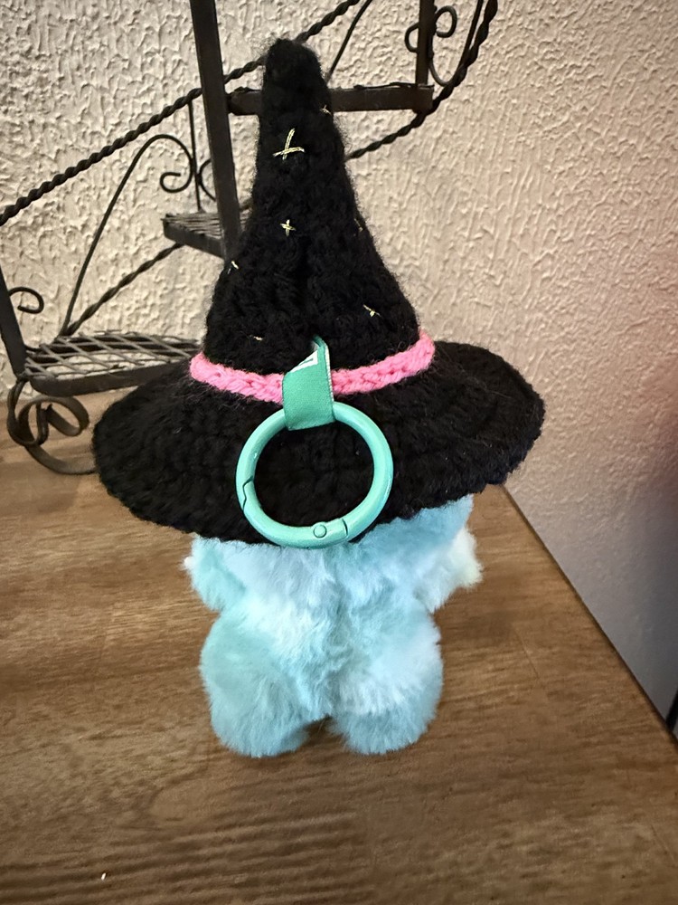 Handmade Crochet Labubu Witch Hat (NO DOLL)
