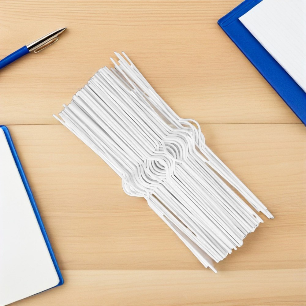 100 Pcs Calendar Iron Pole Binding Kit Hook for Wall Binder Hangers