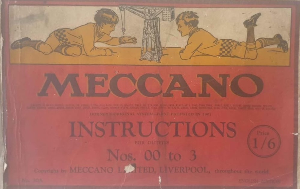 vintage meccano set